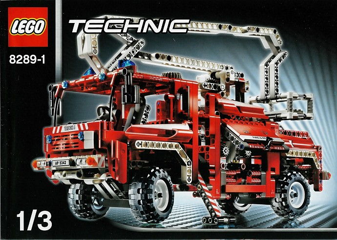 LEGO Produktset 8289-1 -  Technic 8289 - roter Feuerwehr Truck