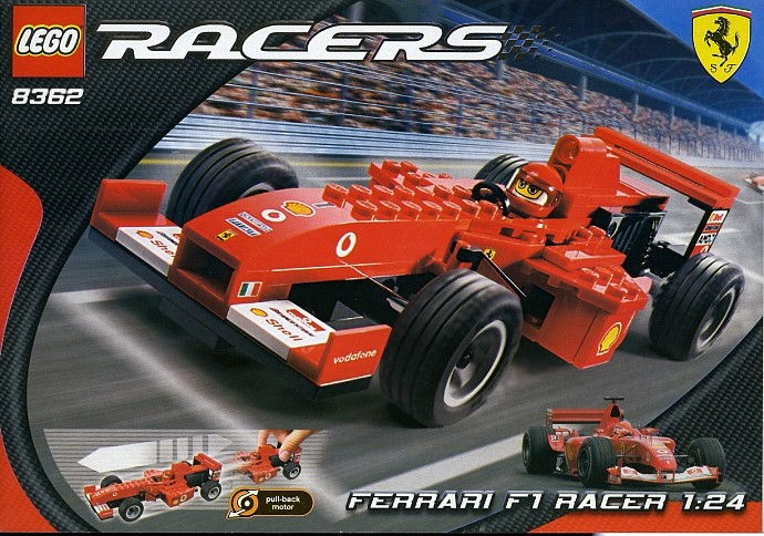 LEGO Produktset 8362-1 -  Racers 8362 - Ferrari F1 Racer, klein