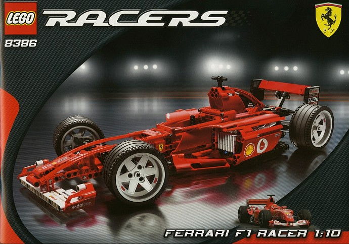 LEGO Produktset 8386-1 -  Racers 8386 - Ferrari F1 Racer, groß