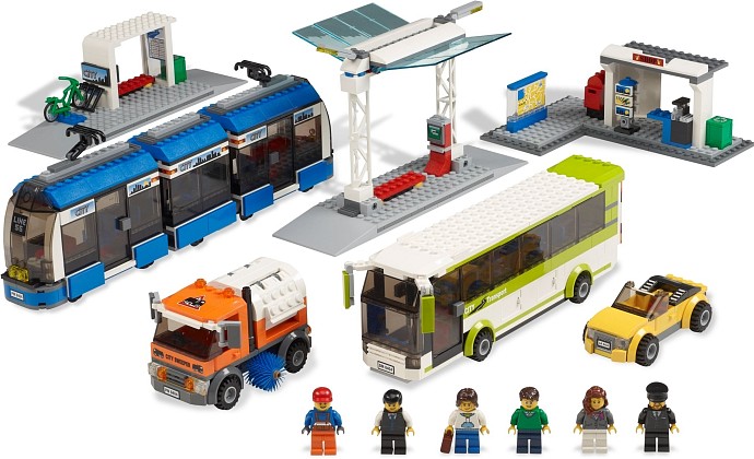 LEGO Produktset 8404-1 -  8404 City Bus und Tramstation