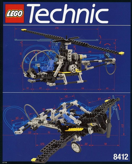 LEGO Produktset 8412-1 -  TECHNIC 8412 Beobachtungshelikopter