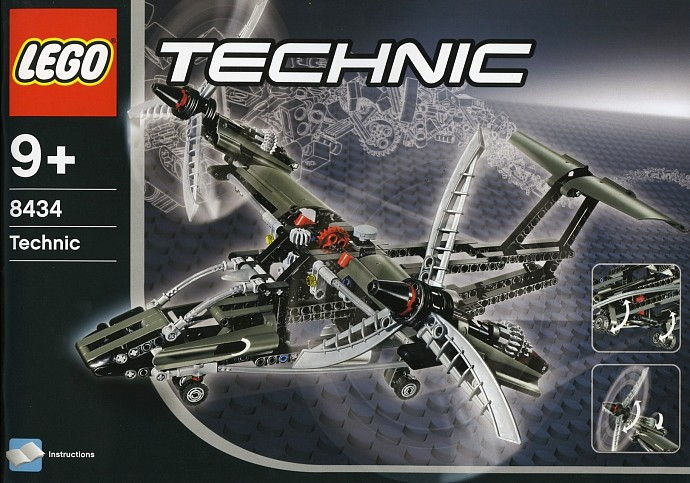 LEGO Produktset 8434-1 -  Technic 8434 Propeller-Flugzeug von 2004