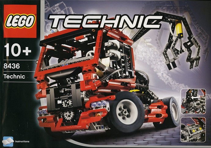 LEGO Produktset 8436-1 -  TECHNIC 8436 - Truck mit Pneumatik-Kran