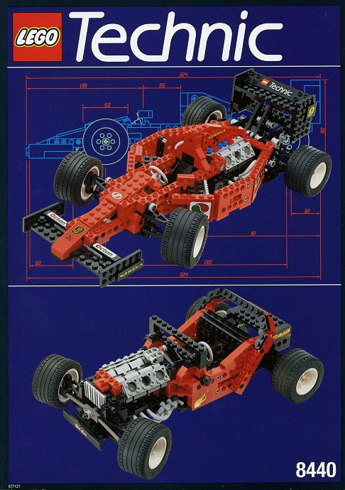 LEGO Produktset 8440-1 -  Technic 8440 Formel 1 - Racer von 1995