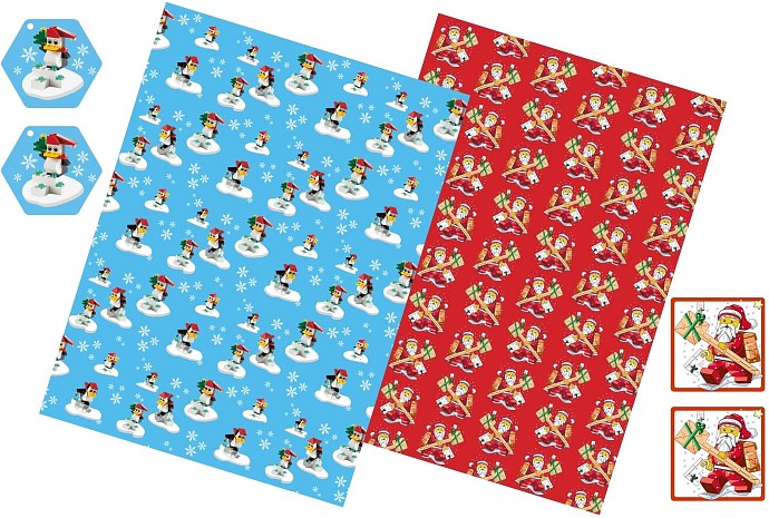 LEGO Produktset 850510-1 - Holiday Wrapping Paper