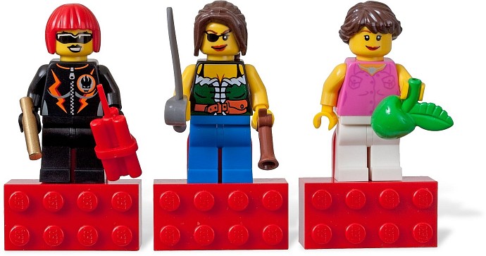 LEGO Produktset 852948-1 - Female Minifigure Magnet Set