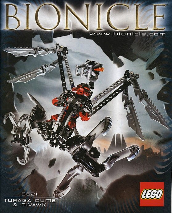 LEGO Produktset 8621-1 -  BIONICLE 8621 - Turaga Dume & Nivawk