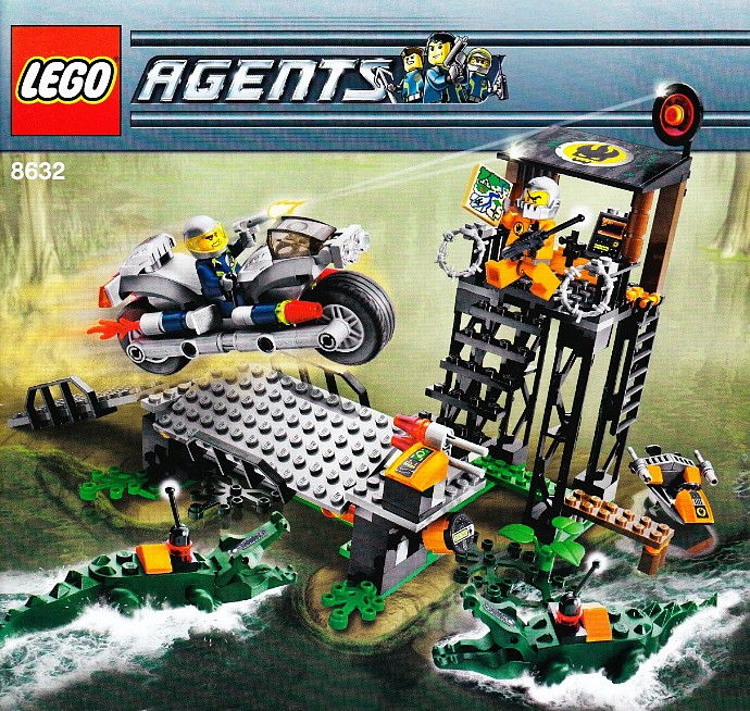 LEGO Produktset 8632-1 -  8632 Agents - Mission 2: Jagd im Sumpf
