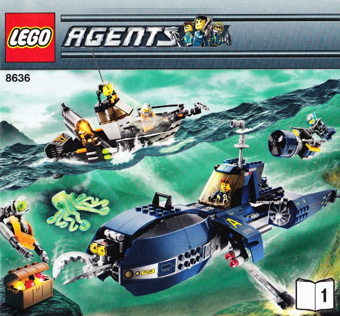 LEGO Produktset 8636-1 -  Agents Limited Edition Exclusive Set #8636 Missio