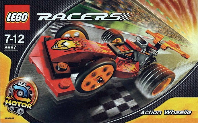 LEGO Produktset 8667-1 -  Racers  8667 Action Wheelie