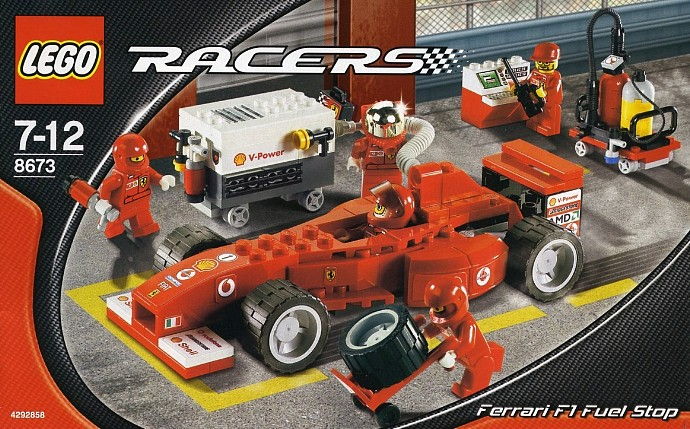 LEGO Produktset 8673-1 -  Racers  8673 - Ferrari F1 Tankstopp
