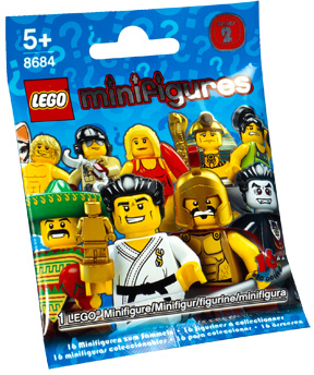 LEGO Produktset 8684-0 - LEGO Minifigures Series 2 {Random bag}