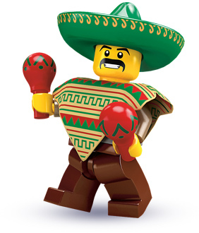 LEGO Produktset 8684-1 -  8684 - Minifigur Hexe mit Besen aus Sammelfiguren