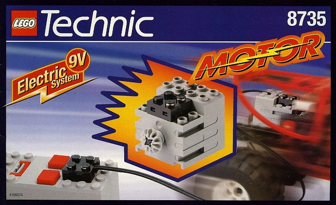 LEGO Produktset 8735-1 -  Technic 8735 Start Set 9Volt Power-Motor