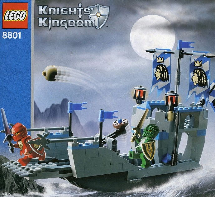 LEGO Produktset 8801-1 -  8801 KNIGHTS KINGDOM Königliche Angriffsbarke