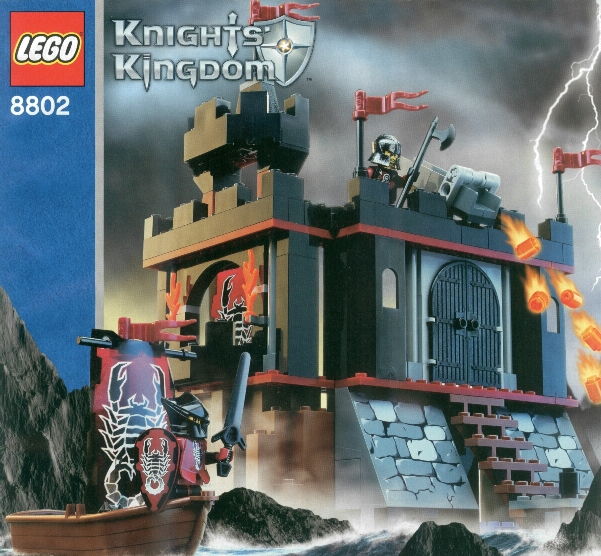 LEGO Produktset 8802-1 -  8802 KNIGHTS KINGDOM Dark Fortress Landing