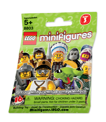 LEGO Produktset 8803-0 - LEGO Minifigures Series 3 {Random bag} 