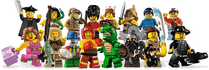 LEGO Produktset 8805-17 - LEGO Minifigures Series 5 - Complete