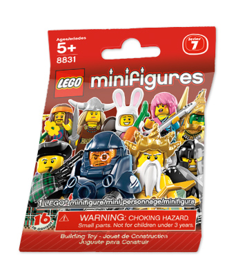 LEGO Produktset 8831-0 - LEGO Minifigures Series 7 {Random bag} 