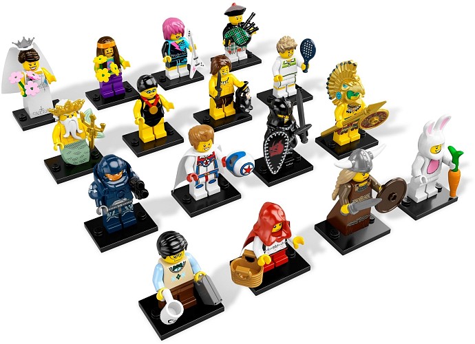 LEGO Produktset 8831-17 - LEGO Minifigures Series 7 - Complete