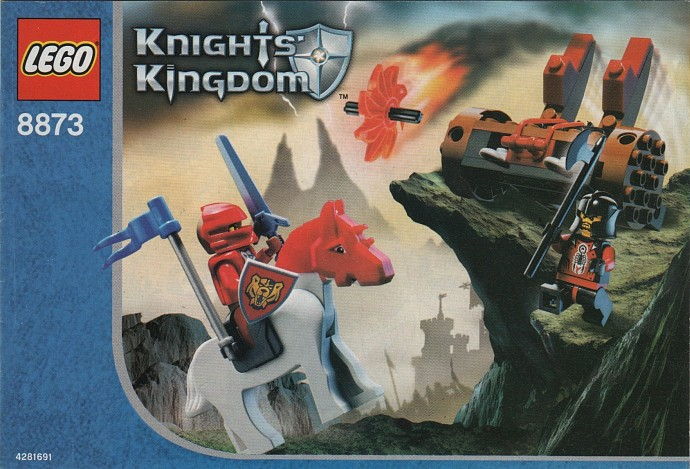 LEGO Produktset 8873-1 -  Knights`Kingdom 8873 - Feuerball-Katapult