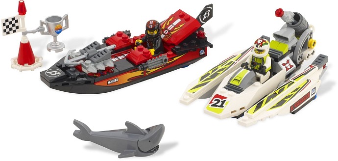 LEGO Produktset 8897-1 -  World Racers 8897 - Entscheidung am Haifisch-Riff