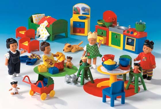 LEGO Produktset 9127-1 - Dolls Large Set