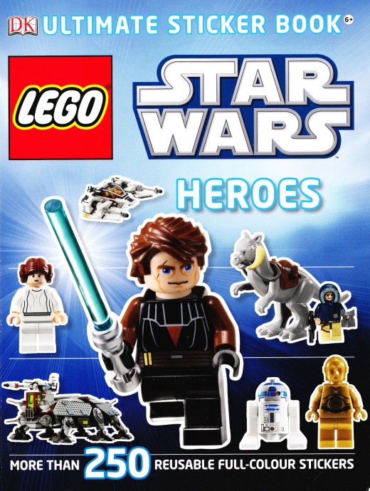LEGO Produktset DKSWHEROES-1 - Star Wars Heroes Ultimate Sticker Book