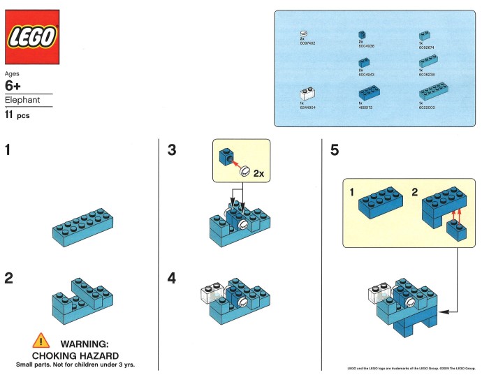 LEGO Produktset ELEPHANT-1 - Elephant