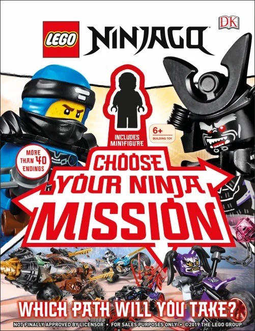 LEGO Produktset ISBN0241401275-1 - NINJAGO Choose Your Ninja Mission: Which Path Will You Take?