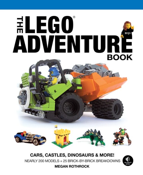 LEGO Produktset ISBN1593274424-1 - The LEGO Adventure Book, Vol. 1: Cars, Castles, Dinosaurs & More!