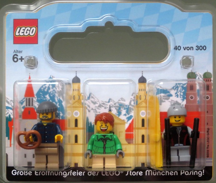 LEGO Produktset MUNICH-1 - Munich Pasing, Germany, Exclusive Minifigure Pack