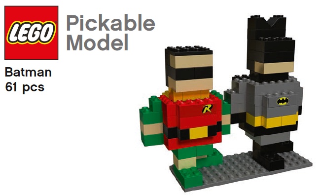 LEGO Produktset PAB4-1 - Batman & Robin (Limited Edition PAB Model)