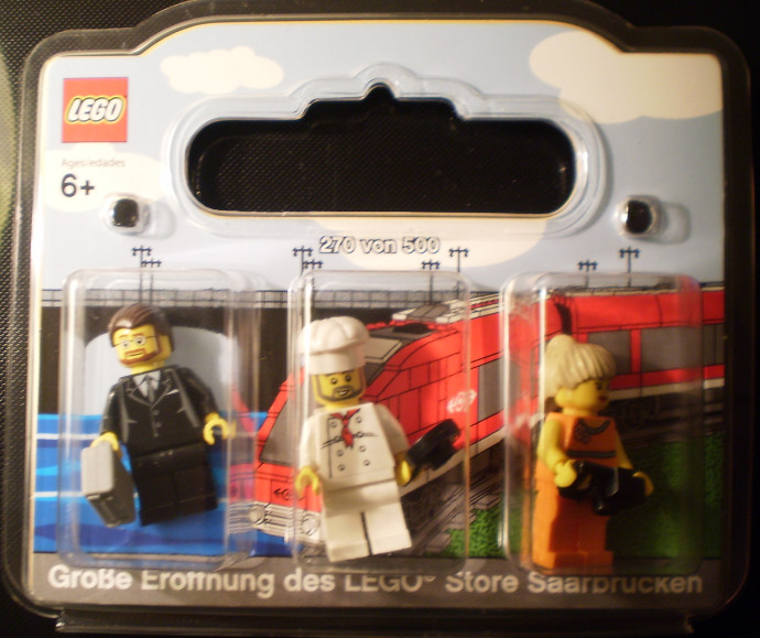 LEGO Produktset SAARBRUCKEN-1 - Saarbrücken, Germany Exclusive Minifigure Pack