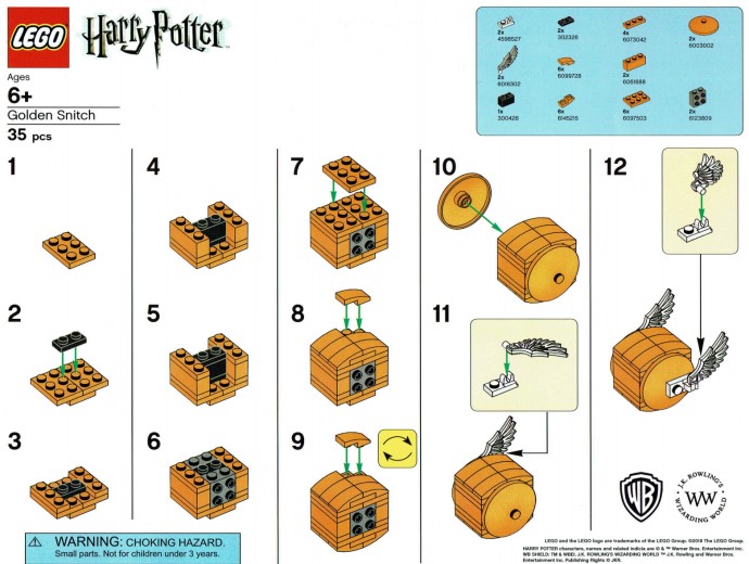 LEGO Produktset SNITCH-1 - Golden Snitch