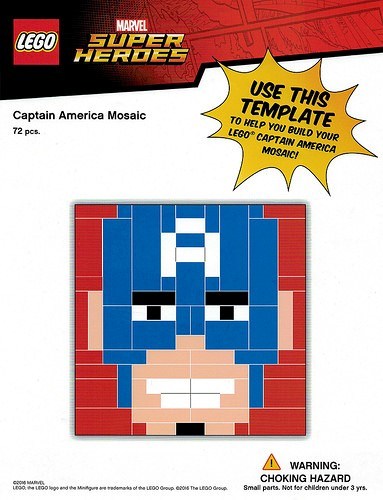 LEGO Produktset TRUCAPAM-1 - Captain America Mosaic