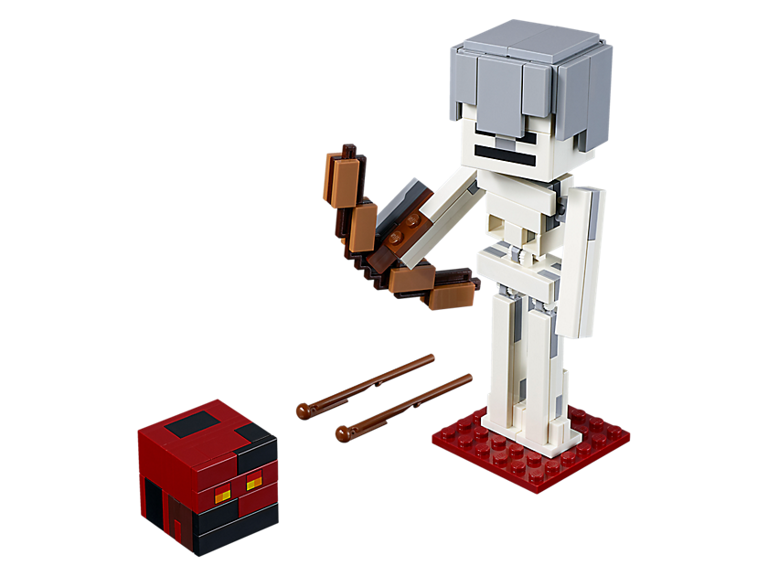 LEGO Produktset 21150-1 - Skeleton with Magma Cube