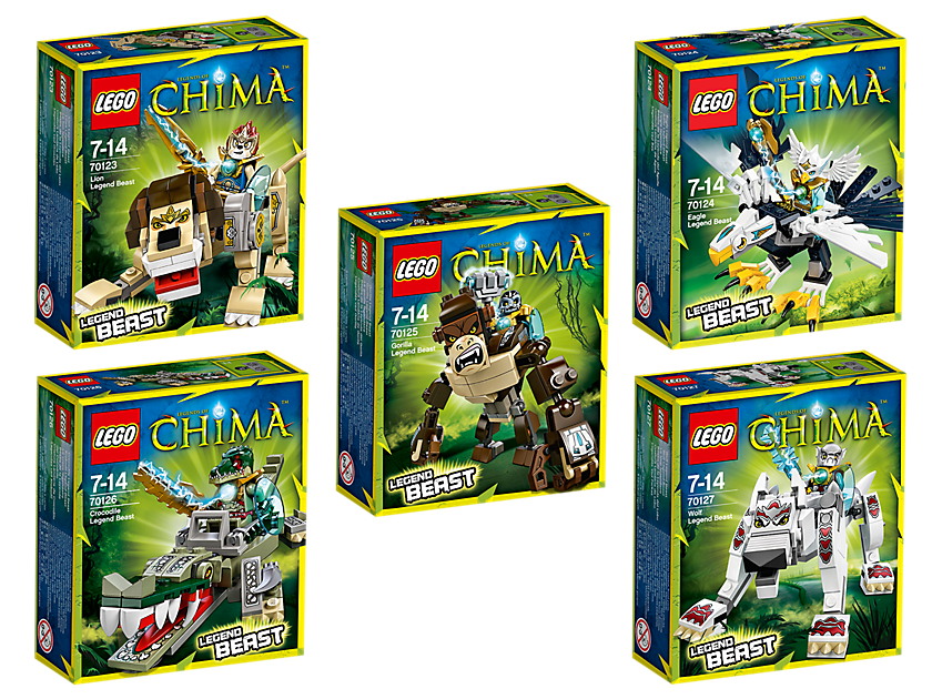 LEGO Produktset 5003838-1 - Chima Legend Beasts Collection