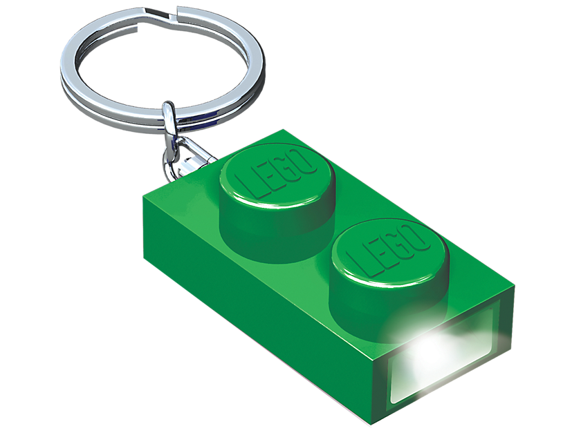 LEGO Produktset 5004263-1 - 1x2 LEGO Stein-Schlüsselanhänger mit Licht Grün