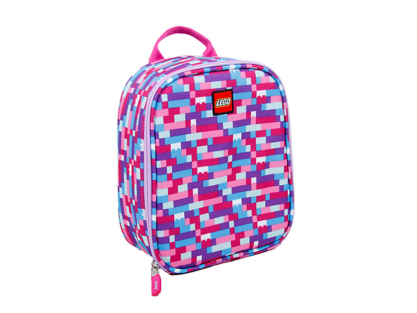 LEGO Produktset 5005354-1 - Pink Purple Brick Print Lunch Bag