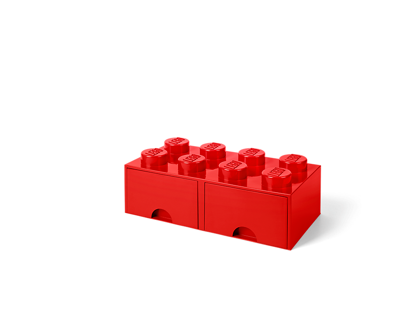 LEGO Produktset 5005398-1 - 8 stud Bright Red Storage Brick Drawer