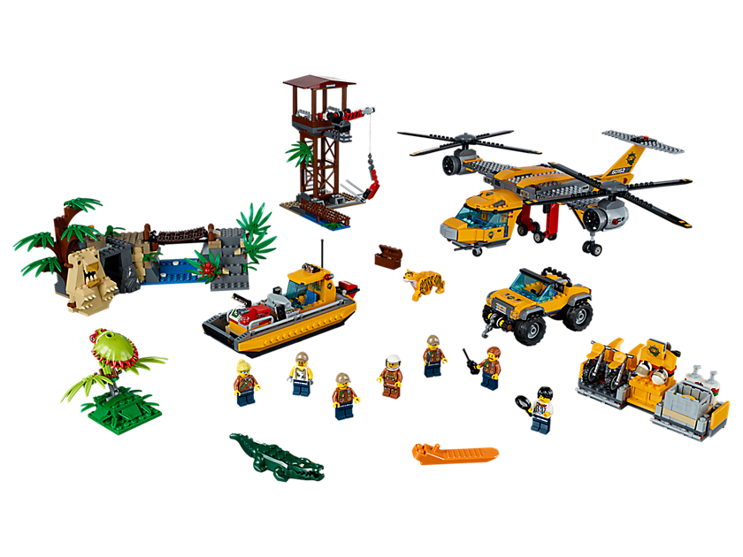 LEGO Produktset 60162-1 - Jungle Air Drop Helicopter