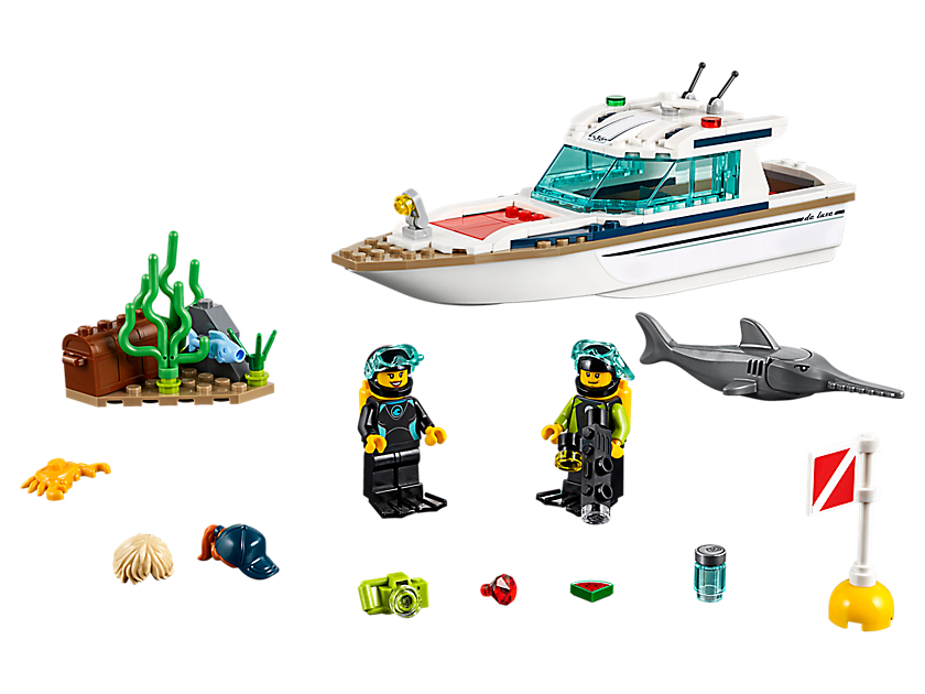 LEGO Produktset 60221-1 - Diving Yacht