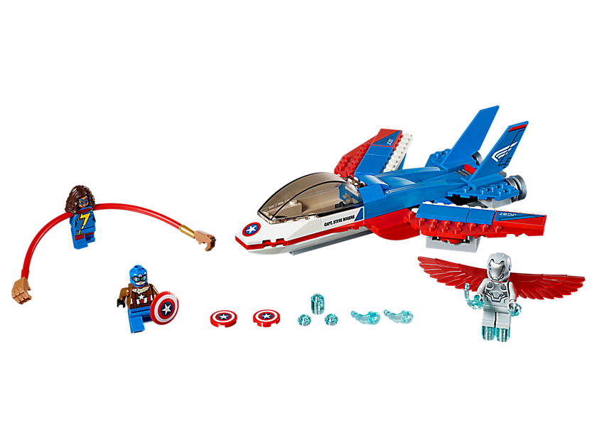 LEGO Produktset 76076-1 - Captain America Jet Pursuit