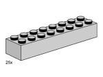 Bild für LEGO Produktset 2x8 Light Grey Bricks