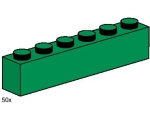 Bild für LEGO Produktset 1x6 Dark Green Bricks