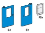 Bild für LEGO Produktset Blue Train Doors with Panes