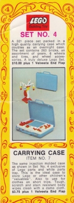 Bild für LEGO Produktset Promotional Set No. 4 with Carrying Case (Kraft Velveeta)