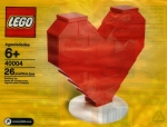 Bild für LEGO Produktset  Saisonal: Rot Heart (7cm) Setzen 40004 (Beutel)