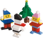 Bild für LEGO Produktset  40008 - Weihnachtsset mit Schneemann und Kind